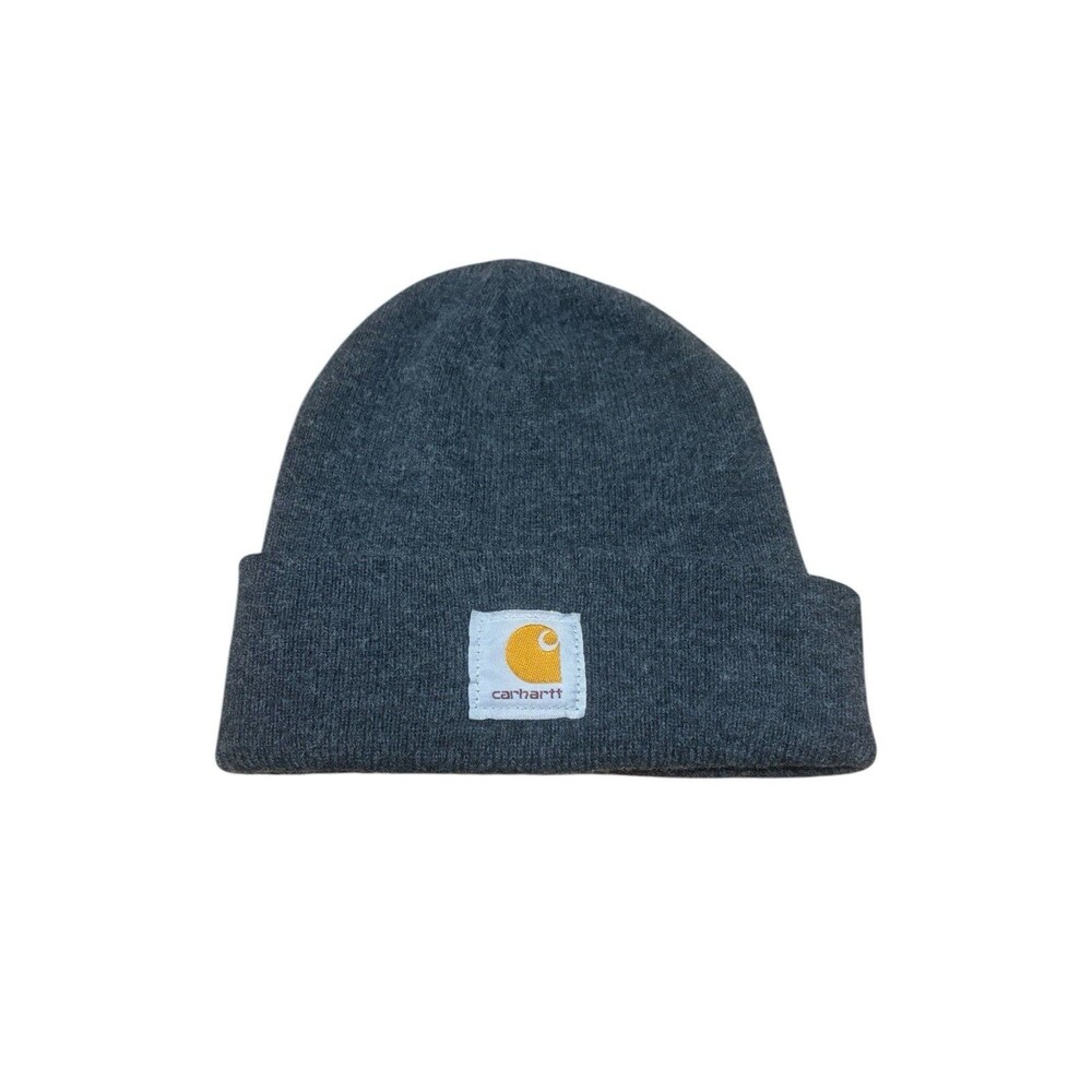 Carhartt Gray Knit Cuff Beanie One Size Unisex Adults